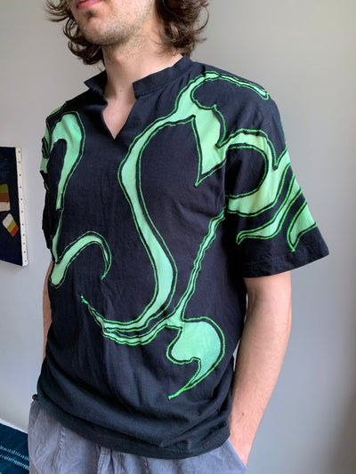 EROS TOP BLACK GREEN-ATH-APOC STORE