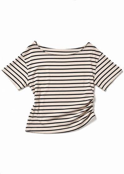 Gather Tee in Stripes
