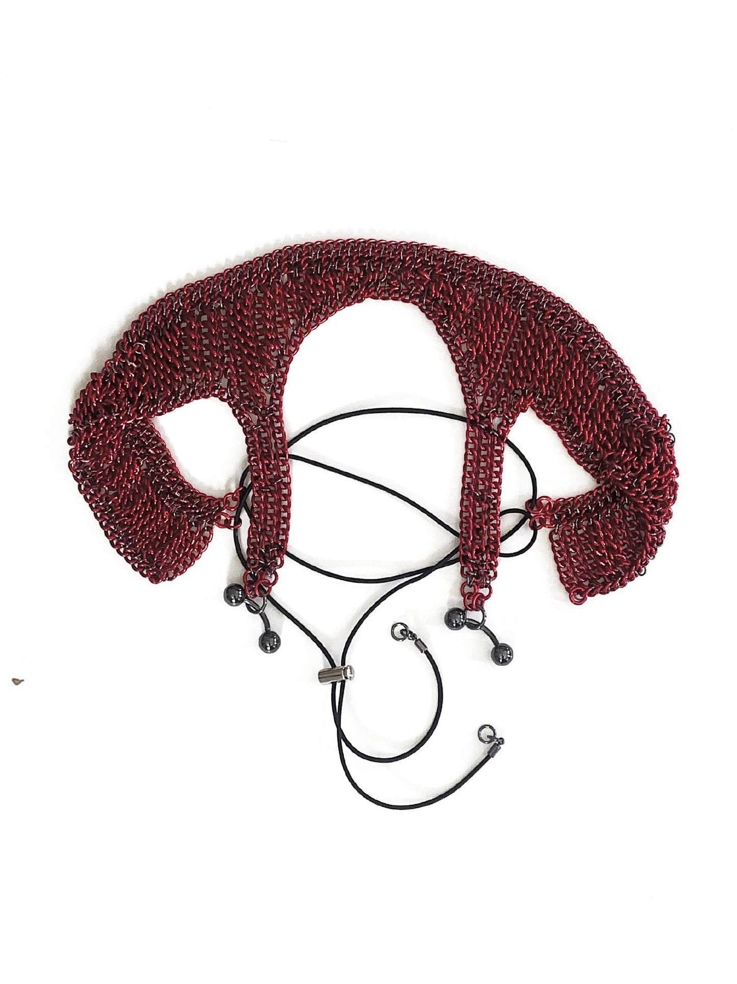 RED CHAINS Waist Garter Belt-JALACONDA-APOC STORE