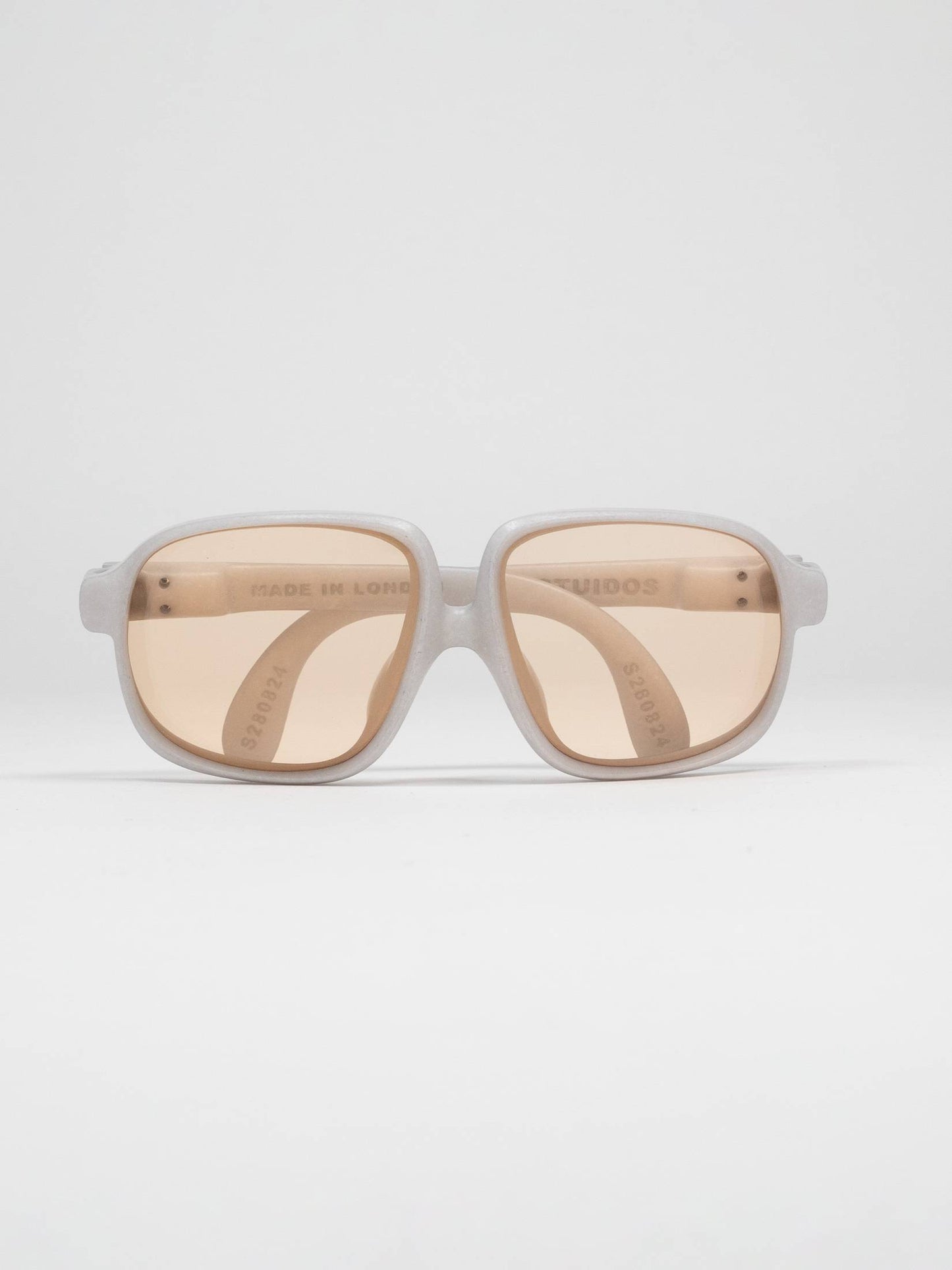 Bugzy Sunglasses White/Grey Peach-TIDES STUDIO-APOC STORE