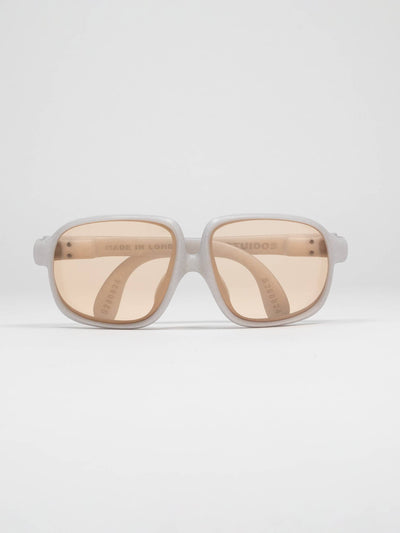 Bugzy Sunglasses White/Grey Peach-TIDES STUDIO-APOC STORE