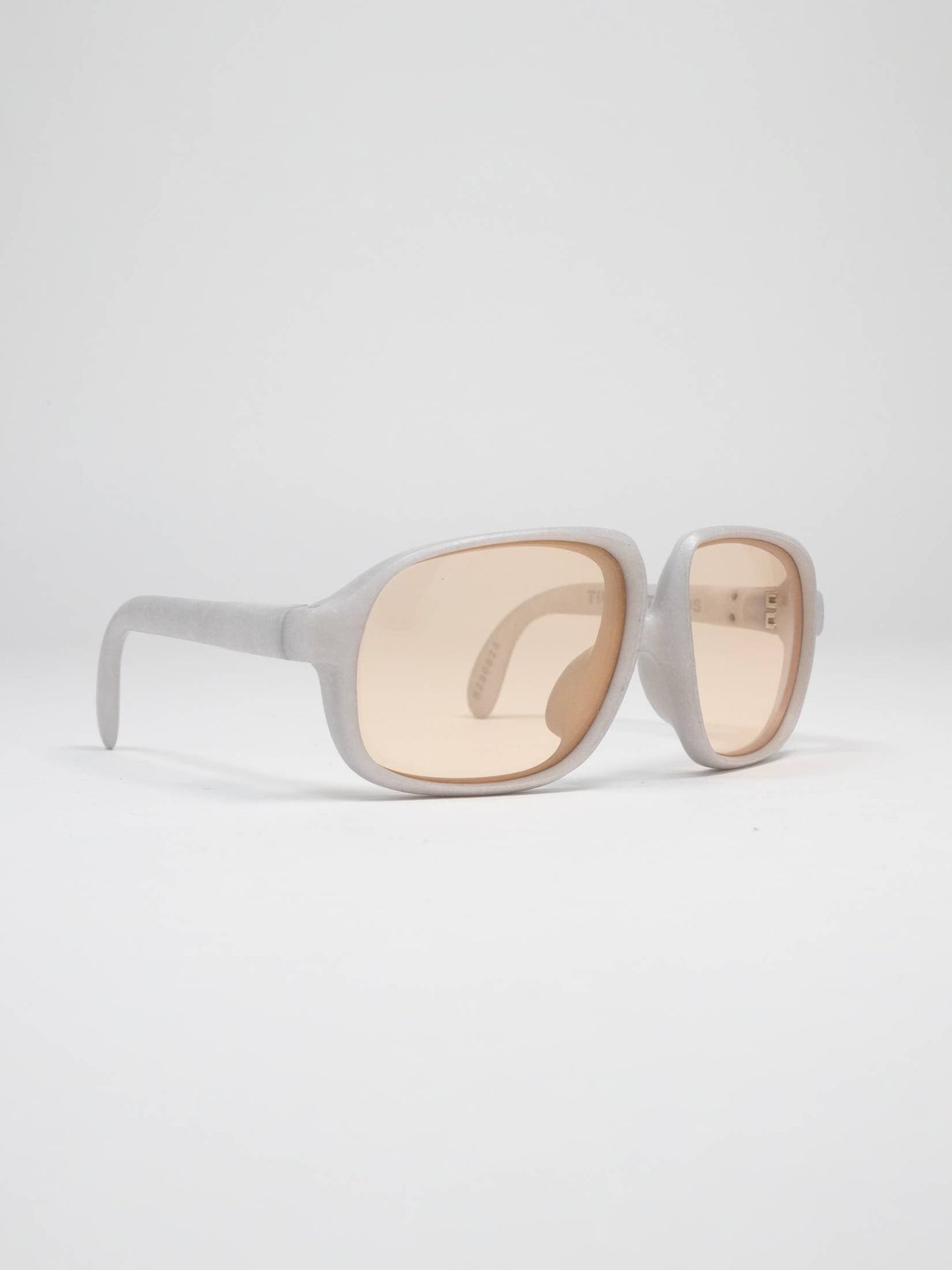 Bugzy Sunglasses White/Grey Peach-TIDES STUDIO-APOC STORE