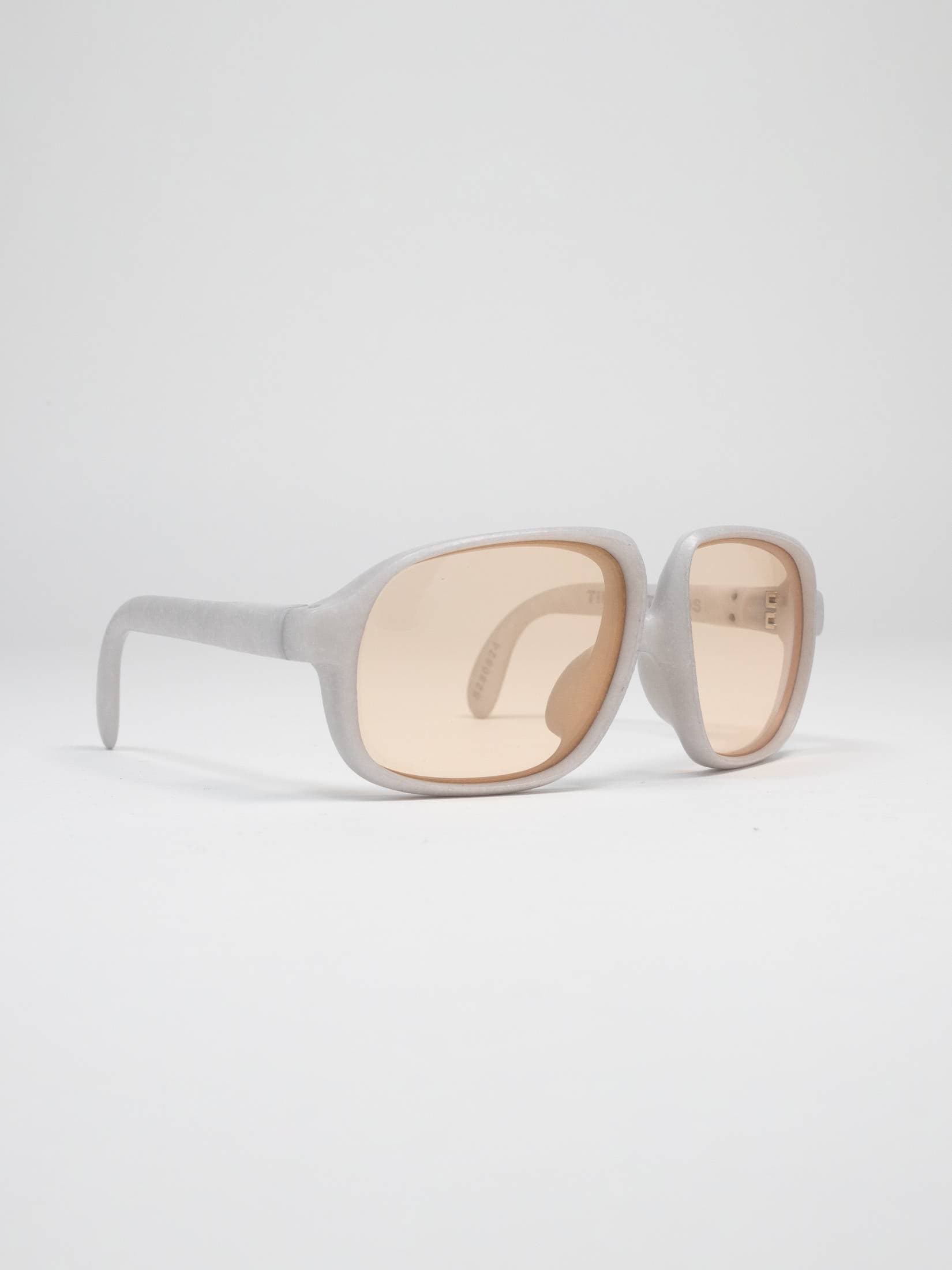 Bugzy Sunglasses White/Grey Peach-TIDES STUDIO-APOC STORE