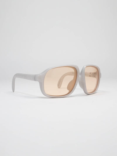 Bugzy Sunglasses White/Grey Peach-TIDES STUDIO-APOC STORE