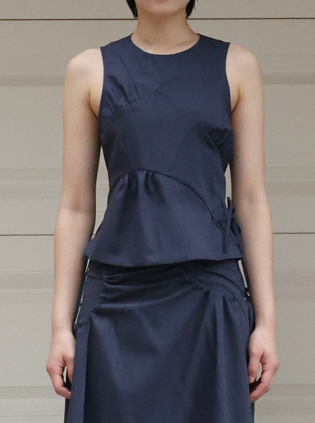 Land top - Navy-Julye Han-APOC STORE
