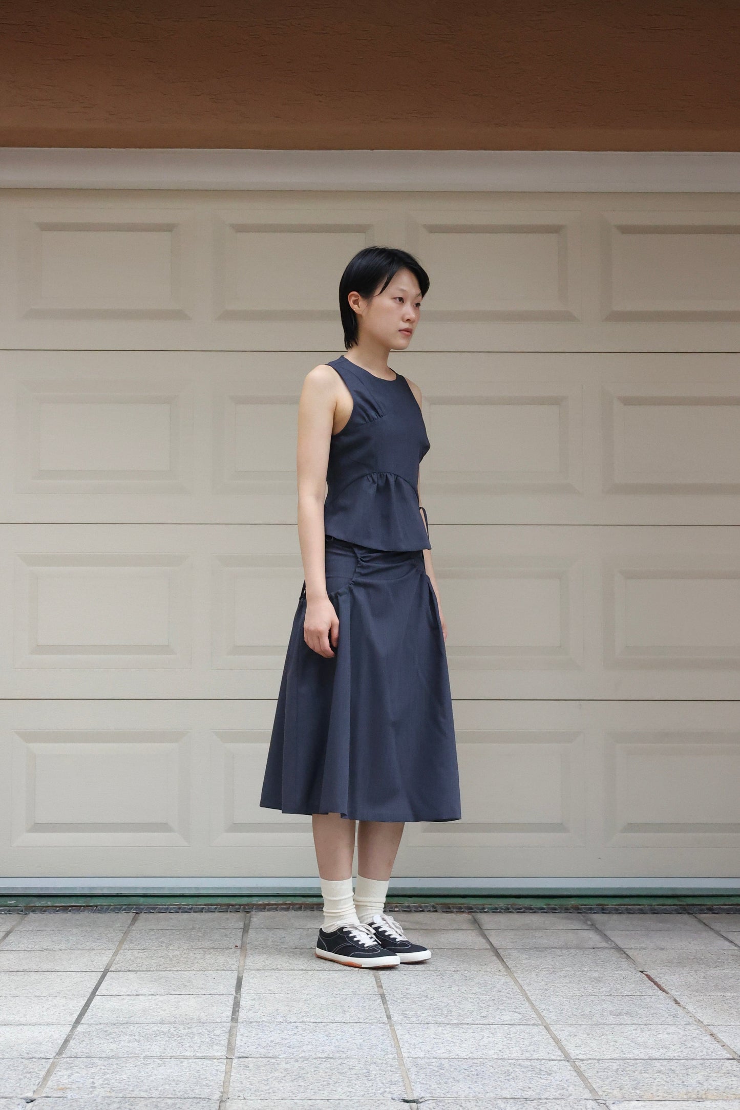 Land top - Navy-Julye Han-APOC STORE