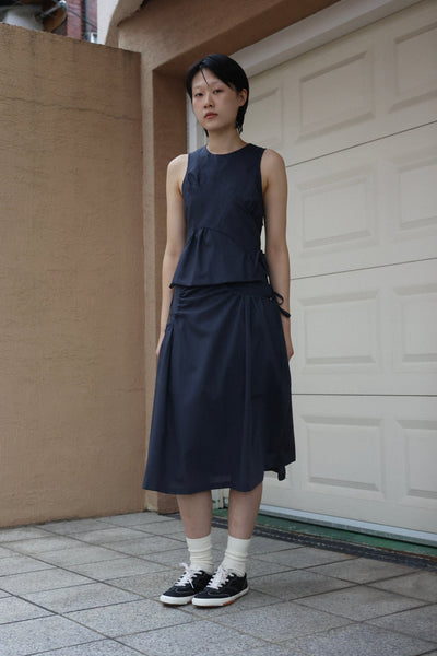 Land top - Navy-Julye Han-APOC STORE