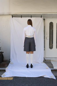 Wool Necktie Shirt-Julye Han-APOC STORE