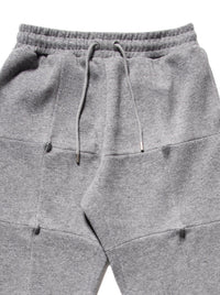 Spiked Jogger Trousers Grey-Woojun Jang-APOC STORE