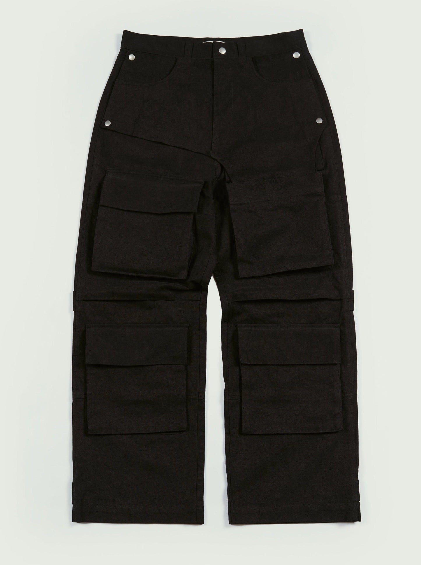 CHANGEABLE POCKET PANTS BLACK-EGNARTS-APOC STORE