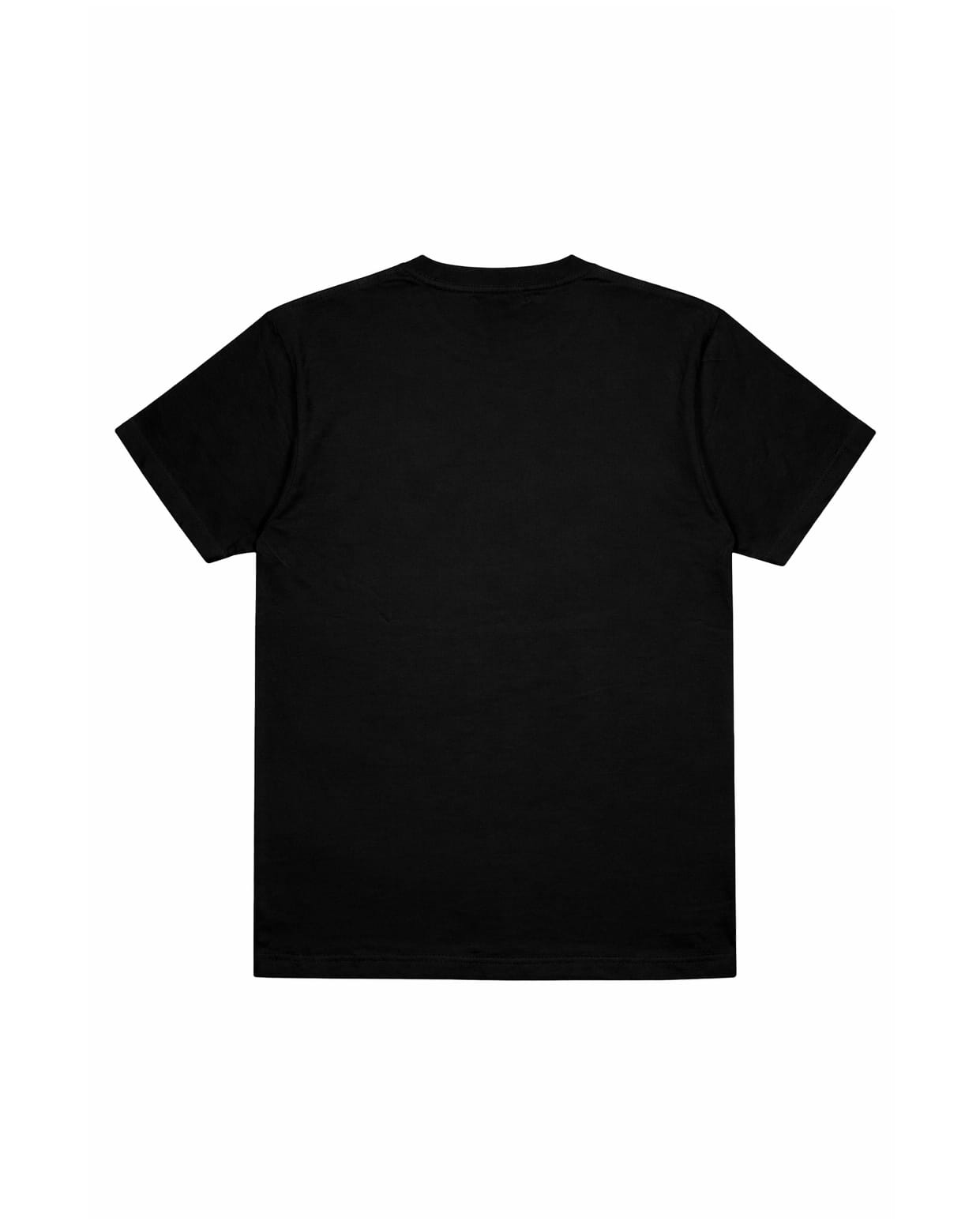 Long Sleeve Logo Short Sleeve (Black)-EGNARTS-APOC STORE