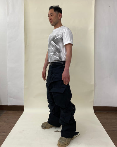 CHANGEABLE POCKET PANTS BLACK-EGNARTS-APOC STORE