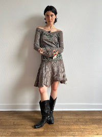 1 OF 1 GREEN HEART DRESS-Anna Castellano-APOC STORE