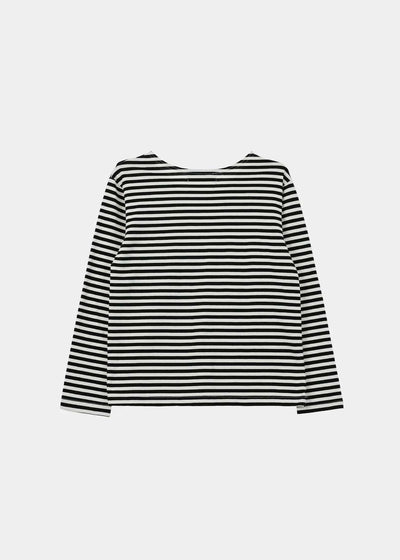 FLOWER LACE STRIPE LONG SELLEVE-SAENGIN STUDIOS-APOC STORE