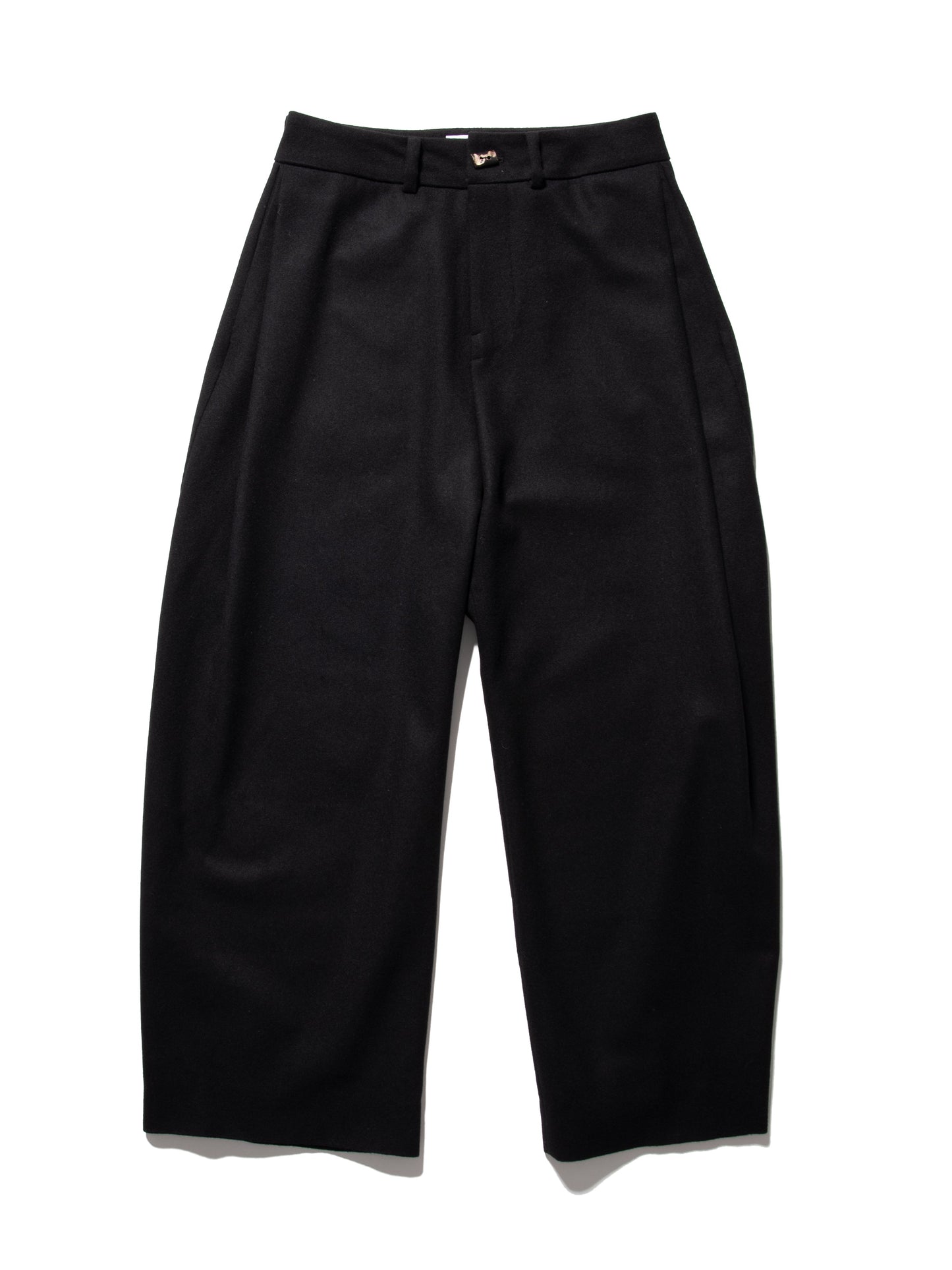 Wide-leg Trousers Black-Woojun Jang-APOC STORE