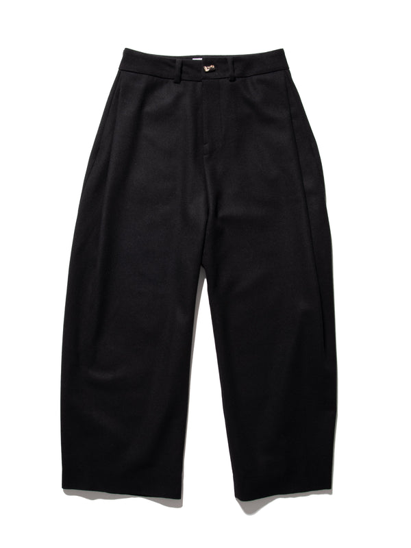 Wide-leg Trousers Black-Woojun Jang-APOC STORE