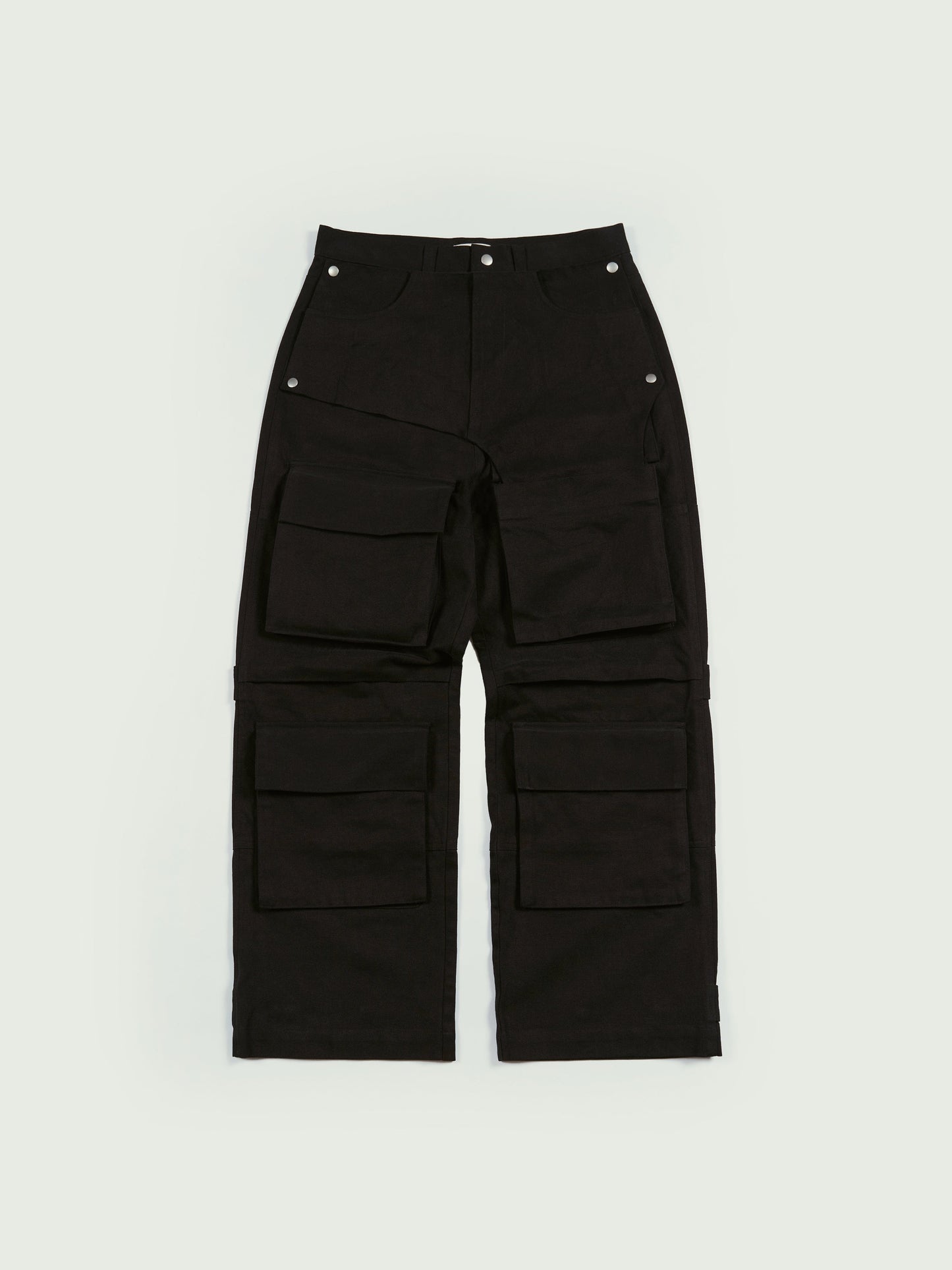 Changeable Pocket Pants Black-EGNARTS-APOC STORE