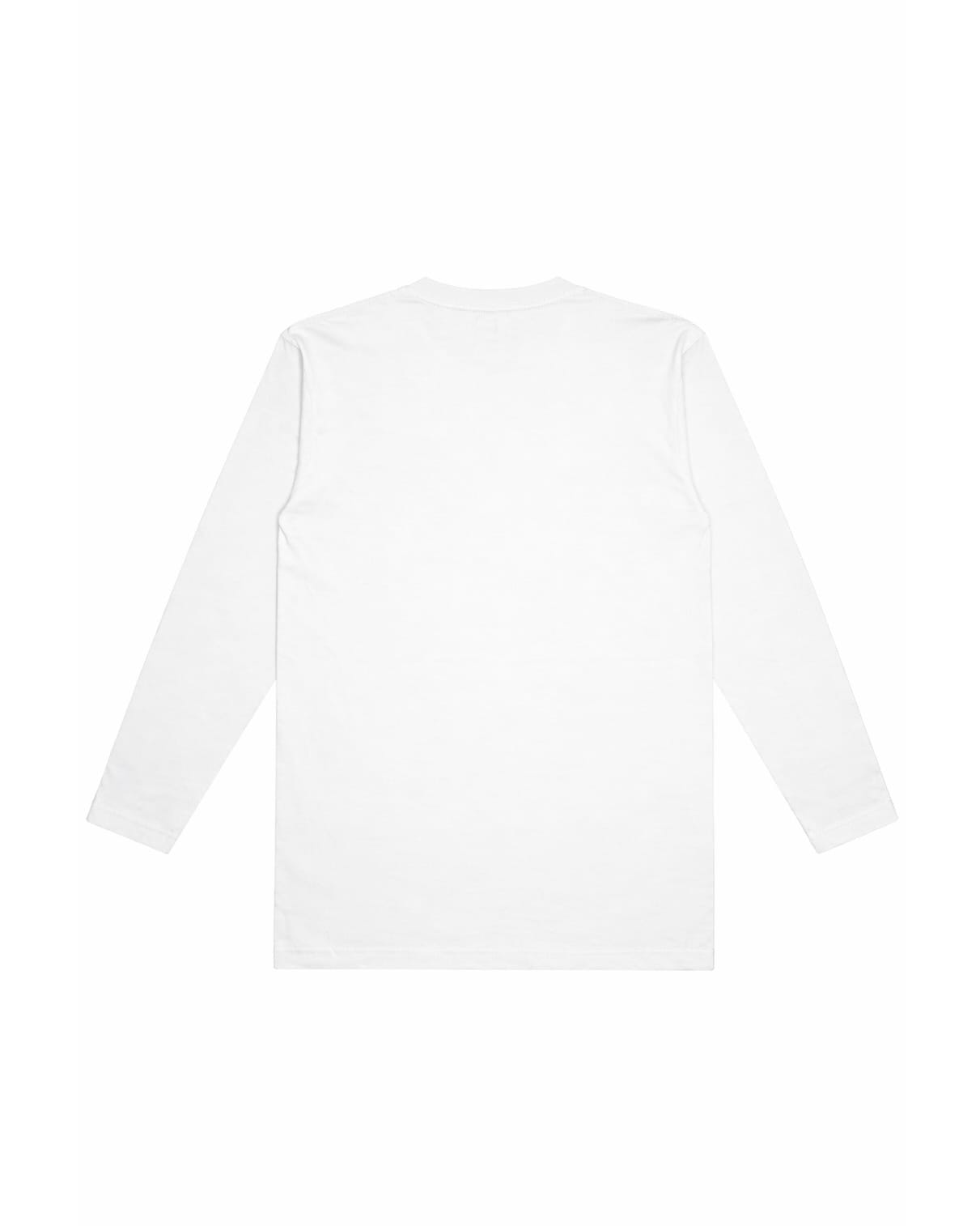 Short Sleeve Logo Long Sleeve (White)-EGNARTS-APOC STORE
