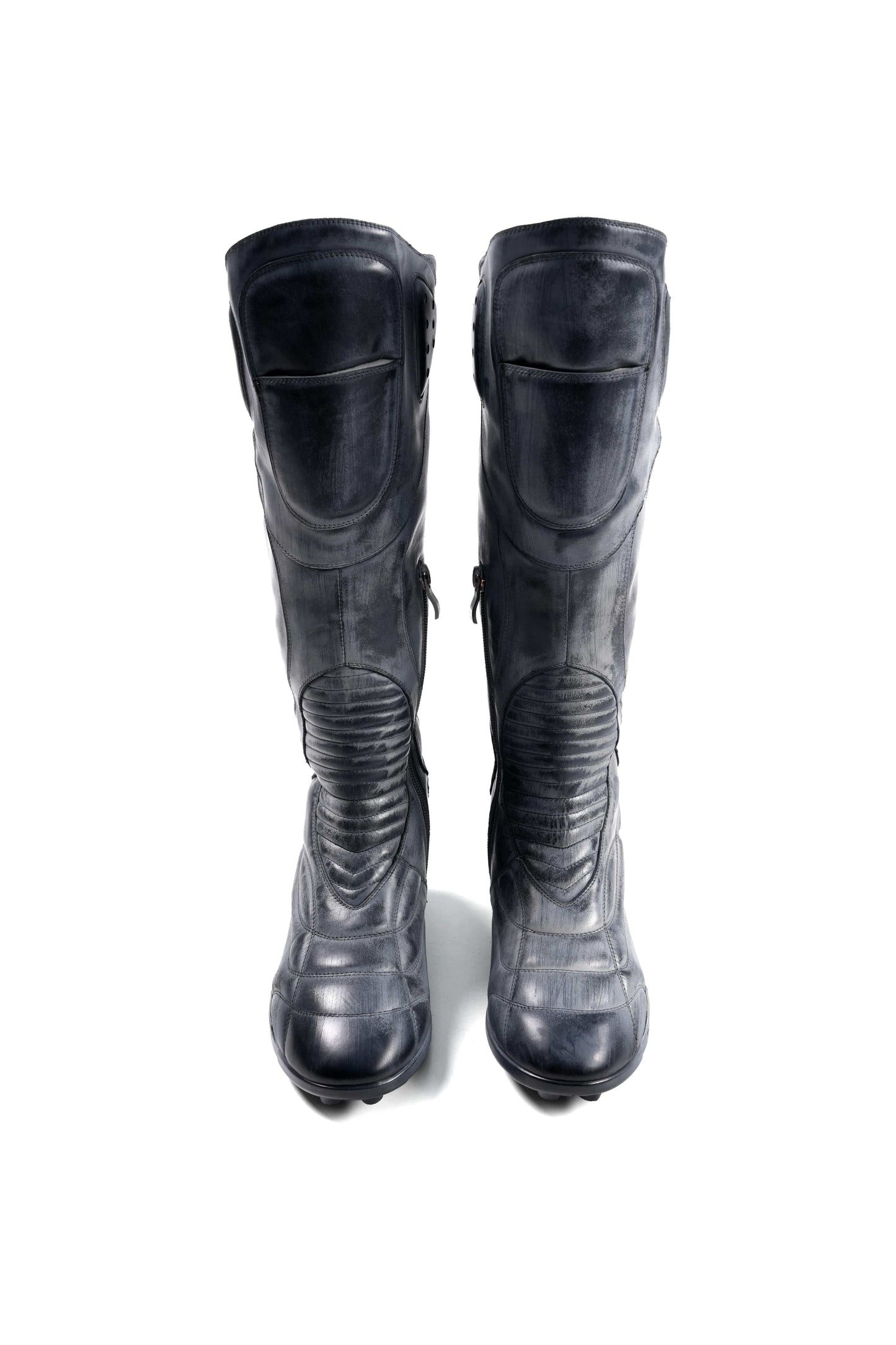 Boxing High Heel Boots Black-EMPTY BEHAVIOR-APOC STORE