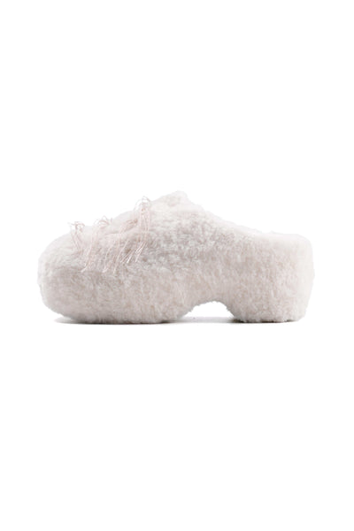 GO VACAY - Cloud Fluffy Slippers White-EMPTY BEHAVIOR-APOC STORE