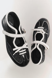 GO VACAY - Sports Mary Jane Black-EMPTY BEHAVIOR-APOC STORE