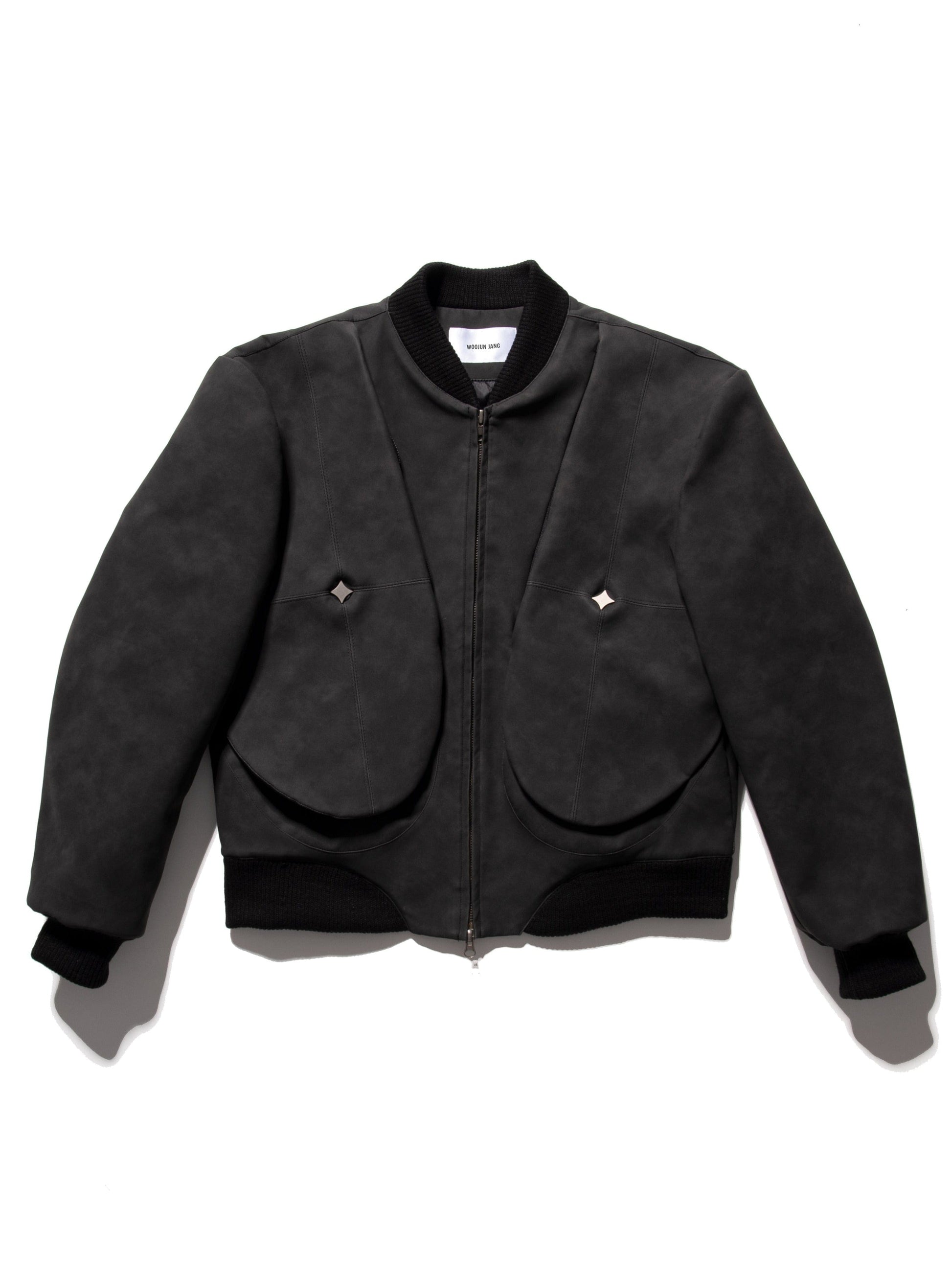 Debossed Bomber Black-Woojun Jang-APOC STORE
