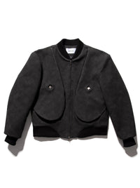 Debossed Bomber Black-Woojun Jang-APOC STORE