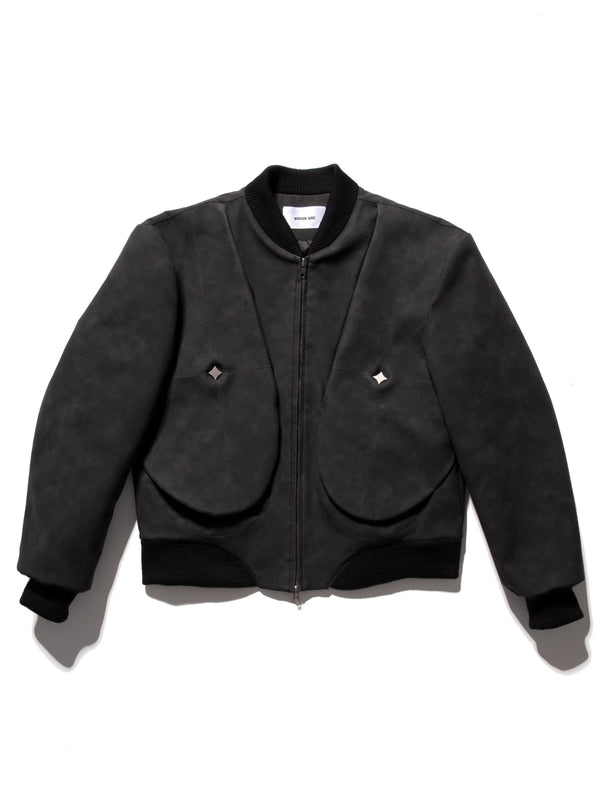 Debossed Bomber Black-Woojun Jang-APOC STORE