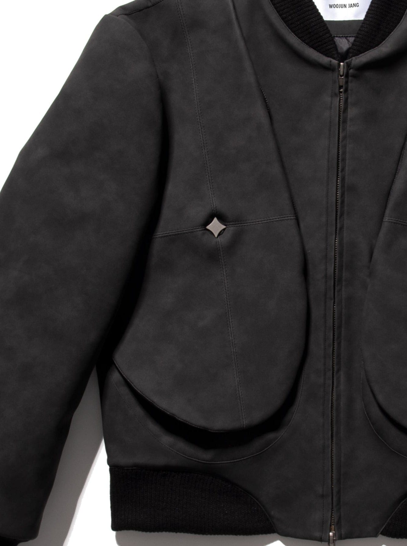 Debossed Bomber Black-Woojun Jang-APOC STORE