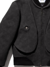 Debossed Bomber Black-Woojun Jang-APOC STORE