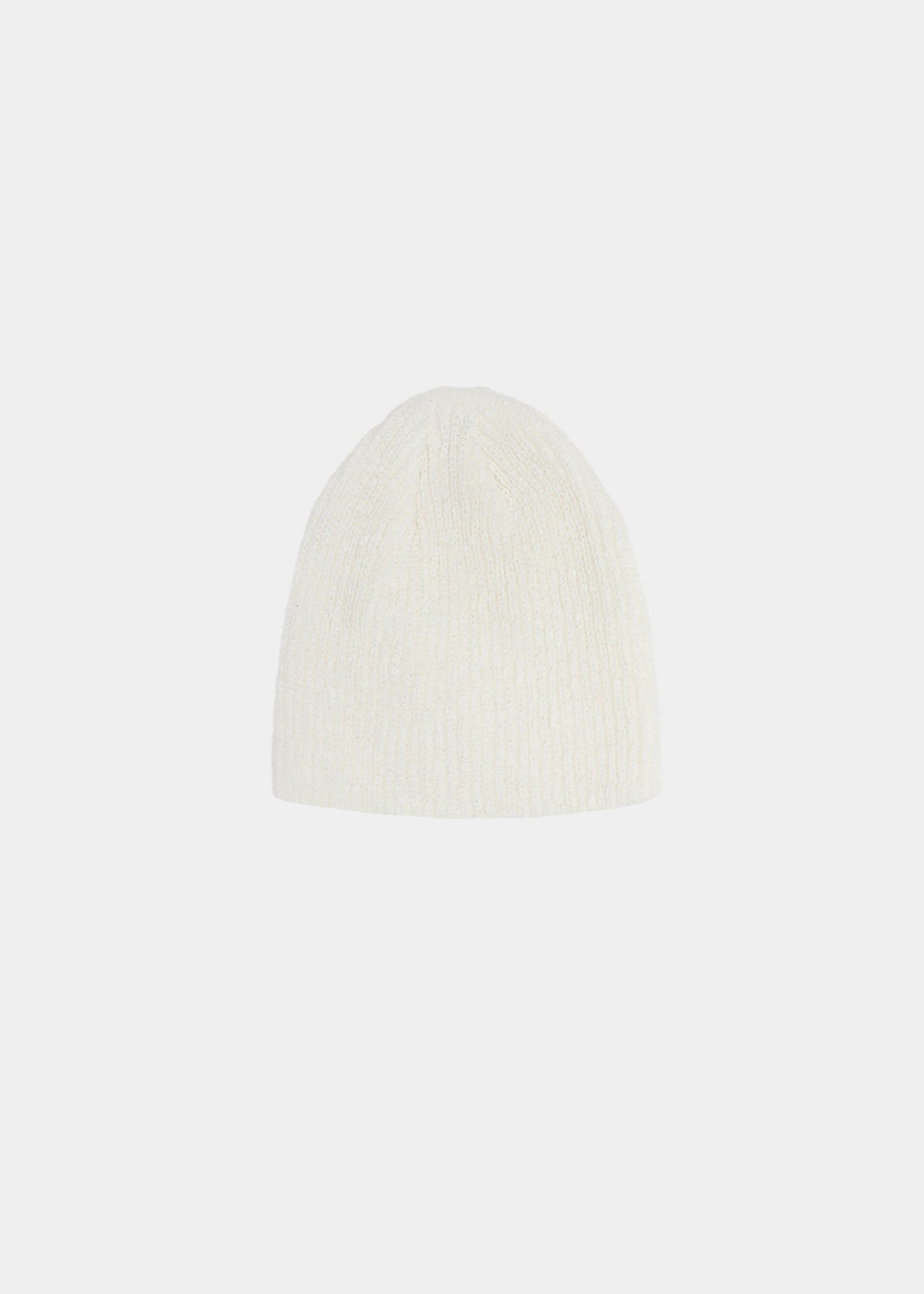 FLOWER PATCH BEANIE WHITE-SAENGIN STUDIOS-APOC STORE