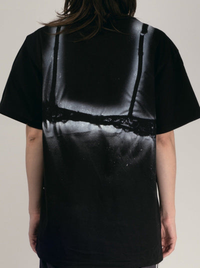 Bra T-shirt black-Kenza Iatrides-APOC STORE