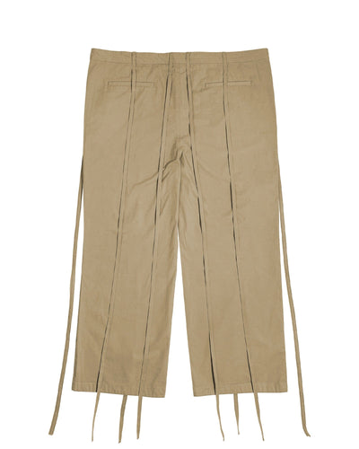 ADJUSTABLE COTTON PANTS BEIGE-EGNARTS-APOC STORE