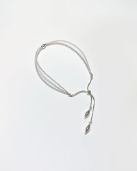 Silver tassel bracelet 06-Jaekim-APOC STORE
