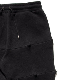 Spiked Jogger Trousers Black-Woojun Jang-APOC STORE