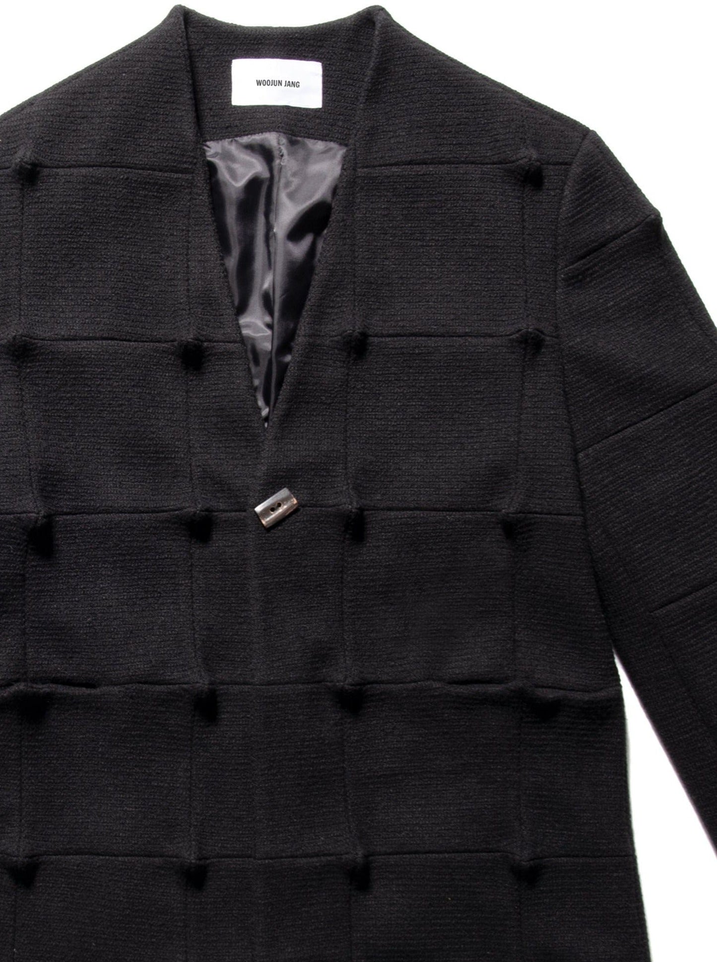 Spiked Jacket Black-Woojun Jang-APOC STORE