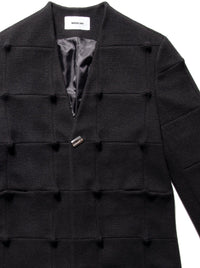 Spiked Jacket Black-Woojun Jang-APOC STORE