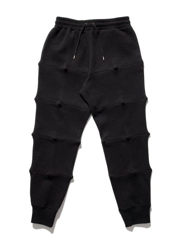 Spiked Jogger Trousers Black-Woojun Jang-APOC STORE