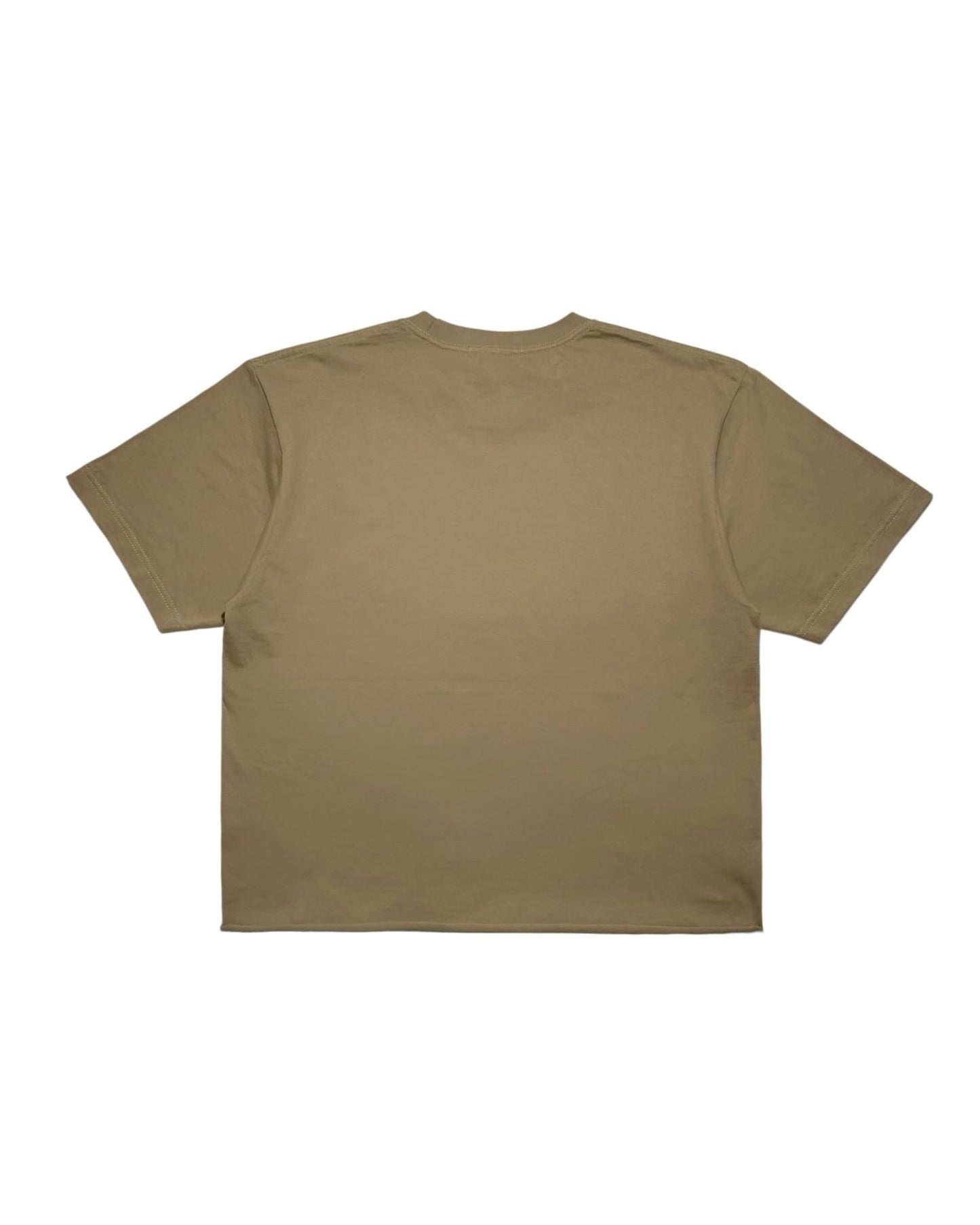 Cut off T-shirts (Beige)-EGNARTS-APOC STORE