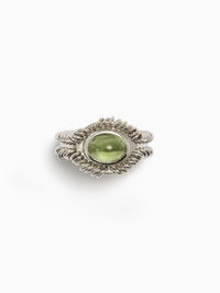 Barnacle Ring Small - Peridot-Zohra Rahman-APOC STORE