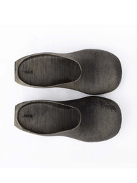 Heeled Clogs - Dark (Brownish)-BODY AMPLIFICATION DEVICES-APOC STORE