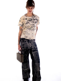 snagstripe denim-WWWYRED-APOC STORE
