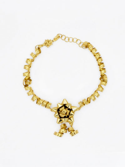 GOLD GIFT WRAP NECKLACE-RAPHAEL EVERDEEN-APOC STORE