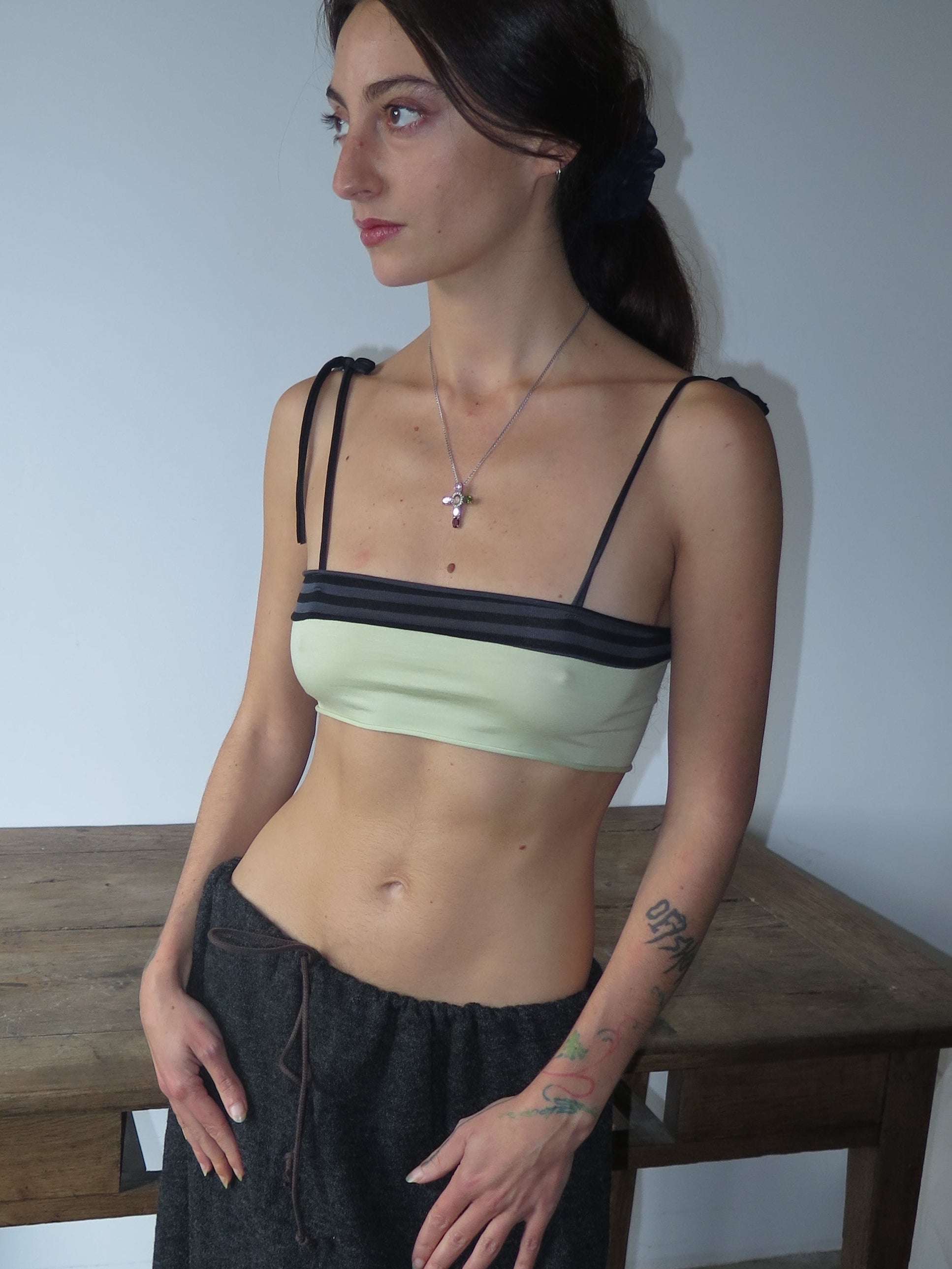 PIA bralette almond green-ATH-APOC STORE