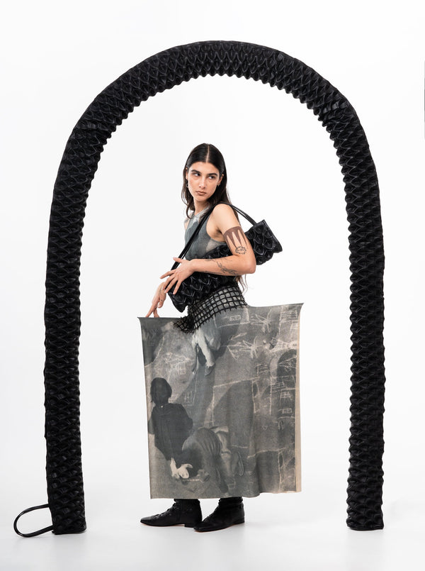 Leather Belt Wide-Nensi Avetisian-APOC STORE