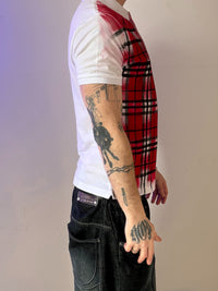 Red tartan polo-Mia Violet-APOC STORE