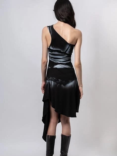 Lingerie dress black-Kenza Iatrides-APOC STORE