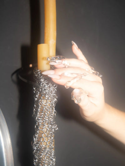Blade Stacking Glass Rings 0138-Rain and Rivers-APOC STORE