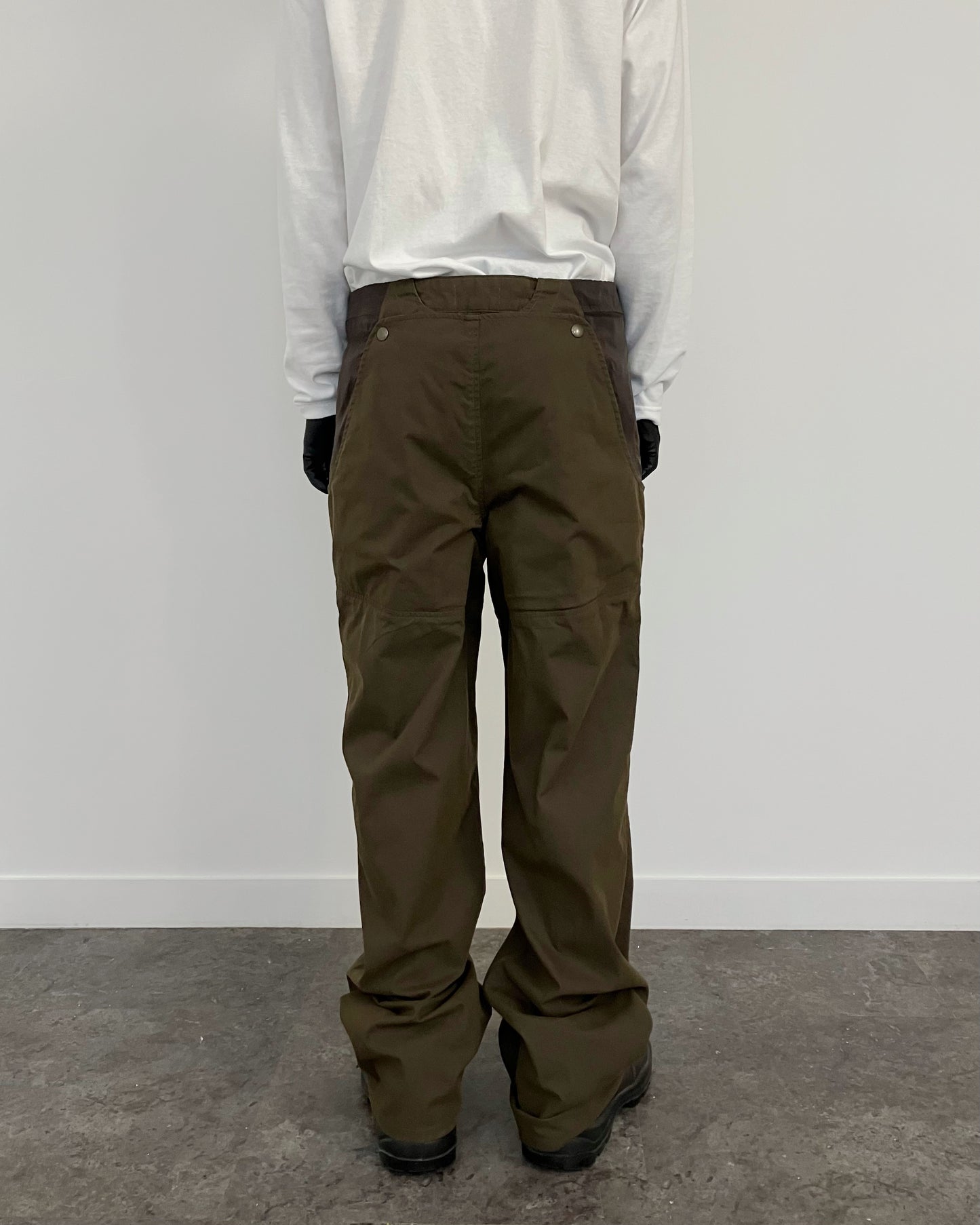 UTILITY ORGANZA POCKET PANTS BROWN-EGNARTS-APOC STORE