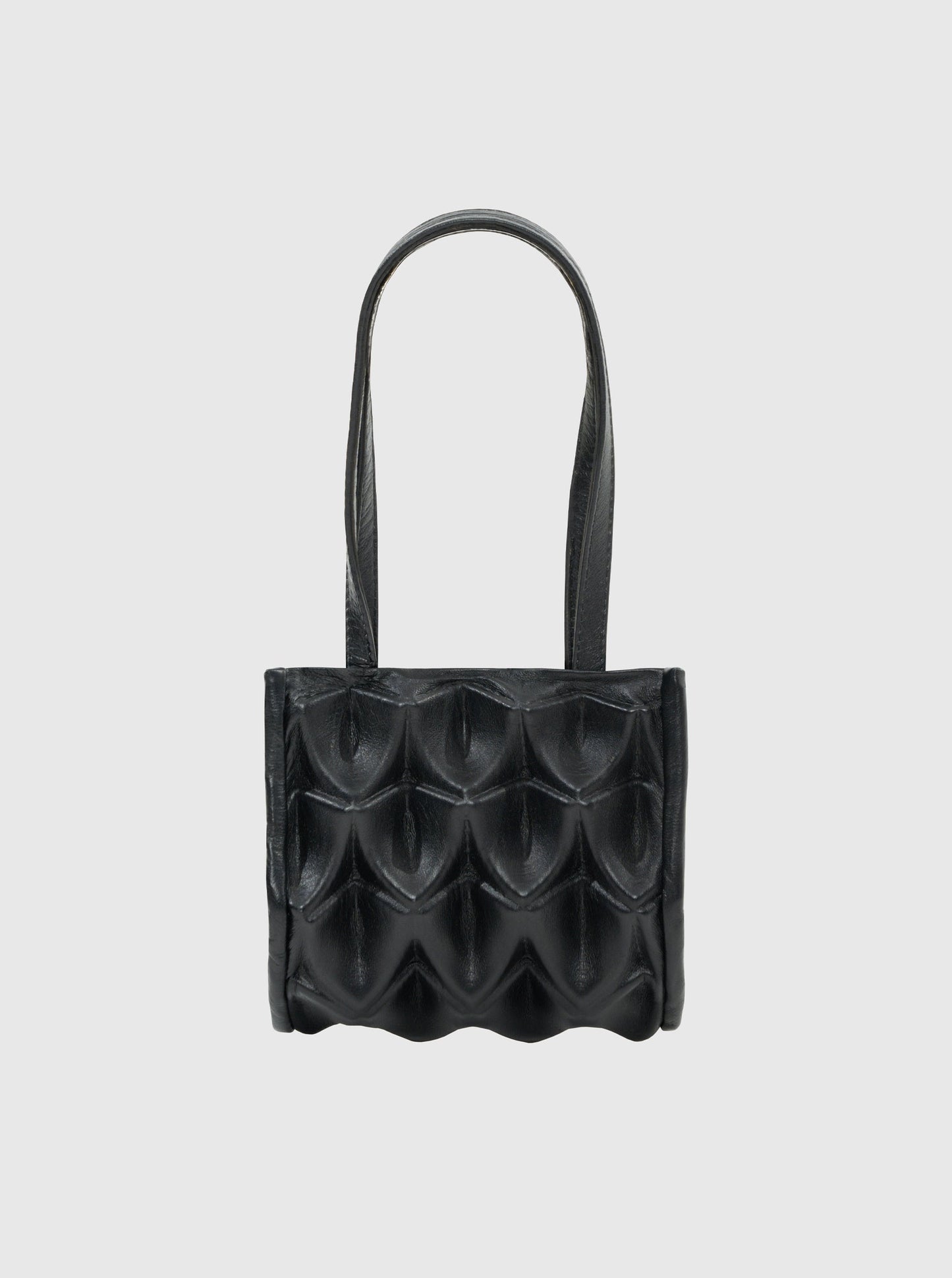 Black Structured Bag-Nensi Avetisian-APOC STORE